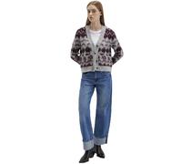 Mavi Femme Button Cardigan Cardigan, Oatmeal Melange, M