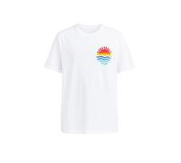Mavi Printed Tee T-Shirt, Blanc, XL Men's