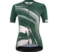 Mavic Maillot vélo Aksium Graphic Jersey W – Forest Green/Rose – Femme L – 2026