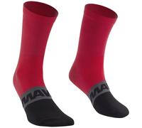 MAVIC Aksium Mid Cycling Socks M Burgundy/Black