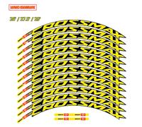 MAVIC CROSSMAX SL PRO autocollant de roue vtt largeur 17mm PRO autocollants de roue de vélo autocollants de vélo pour deux roues autocollants autocollants de jante vtt 29er red