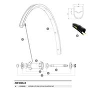 Mavic Embouts De Moyeu Ksyrium Elite 11