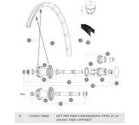 Mavic Jante Arrière Crossmax Pro Tubeless Offset
