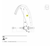 Mavic Jante De Vélo De Route Front/rear Ksyrium Sl Disc