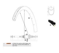 Mavic Ksyrium Pro Carbon Ust Disc 20 Front Rim Noir 700 - 28´´ 24H Black