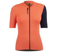 Mavic Essential Short Sleeve Jersey Orange S Femme Coral / Deep Blue