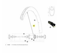 Mavic Rayons Kit 10 Front/rear Cosmic Pro Carbon Ust