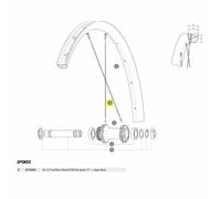 Mavic Rayons Kit 12 Front/rear Allroad 650b