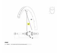 Mavic Rayons Kit 12 Front/rear Cosmic Sls 32 Disc