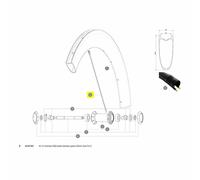 Mavic Rayons Kit 12 Front/rear Nds Com Pro Carbon Ust