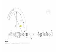 Mavic Rayons Kit 12 Rear Ds Cosmic Slr 40 Rb