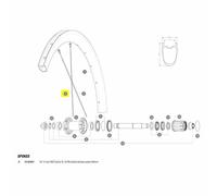 Mavic Rayons Kit 12 Rear Nds Cosmic Slr 40 Rb