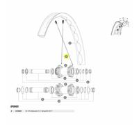 Mavic Rayons Kit 14 Front Edeemax S 27.5´´