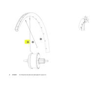 Mavic Rayons Kit 16 Rear Ksyrium S Disc Ebm
