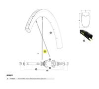 Mavic Rayons Kit 2 Front/rear Cosmic Pro Carbon Ust Disc