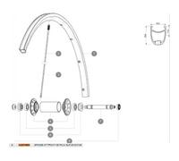 Mavic Rayons Ksyrium Slr/r-sys Slr/ksyrium Pro 2015 Front 10 Unités
