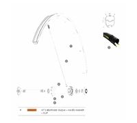 Mavic Roulements Avec Rondelle Ondulée Et Kit De Clip 10x22x6 Mm