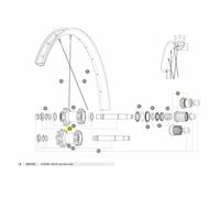 Mavic Roulements Id360 148 Dcl