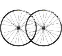 Mavic Set de Roues Aksium Disc Center Lock noir 28" Satz (VR 12x100 + HR 12x142) Shimano