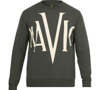 Mavic Unisex Heritage V Sweater S Army Green / Off White