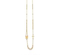 Mavijewel collier chapelet ras du cou couleur or boules 4mm composition en acier inspiré par la tradition chrétienne #émotionnelle#bijoux livraison gratuite