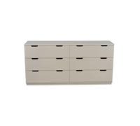 Mavis Commode Aoko double 6 tiroirs Beige