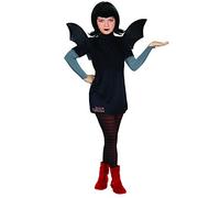 Mavis Dracula Hotel Transylvania costume déguisement vampire fille (Taille 5-7 ans) avec perruque, Noir