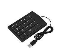 Mavis Laven Clavier Numérique Filaire USB Mini Clavier Portable Ultra-Mince Antidérapant Anti-Chute pour PC, Ordinateur de Bureau, Ordinateur Portable etc.