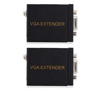 Mavis Laven Extendeurs VGA Extendeur 60M VGA RJ45 Signal VGA vers extenseur de signal RJ45 Transmetteur CAT-5/6 Câble Ethernet