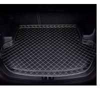 MAVNES Cuir Tapis de Coffre de Voiture pour Tiguan 2009 2010 2011 2012 2013 2014 2015 2016, Tapis de Protection de Cargaison de Revêtement de Coffre Accessoires,Black-Beige