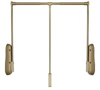 Mavoli Barre De Suspension Extensible pour Penderie, Supportant Jusquà 30 Kg, Descente Silencieuse, Poignée Ergonomique, Position Fixe À 90°, Idéale pour Les Khaki Large Size 850-1150mm