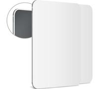 Mavoro Miroir de Casier Magnétique 17,5 x 22,5 cm | Acrylique incassable | Fin sans Cadre | Miroir sécurité sans Verre pour Enfants | pour casiers d’école, réfrigérateurs, armoires (Lot de 2)