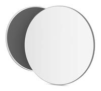 Mavoro Miroir de casier magnétique rond de 17,8 cm | Acrylique - Incassable | Élégant sans cadre | Miroir de sécurité pour enfants | Convient pour casiers scolaires, réfrigérateurs, accessoires de