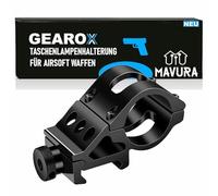 MAVURA GEAROX Support universel pour lampe de poche LED pour armes Airsoft