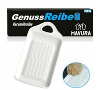 MAVURA Râpe en céramique pour râper le gingembre, (curcuma, muscade, ail, noix, parmesan), chocolat, raifort, wasabi, oignon, pommes, carottes, etc.