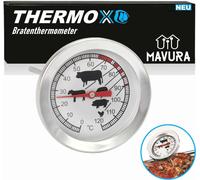 MAVURA THERMOX Thermomètre à viande Barbecue Steak Rôti Thermomètre à four Acier inoxydable