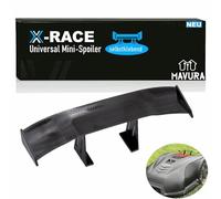 MAVURA X-Race Mini aileron arrière autocollant Mini ailes Noir Pour voiture, tondeuse, robot