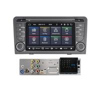 MAVYULQEF Autoradio système Linux Aucun Adaptateur nécessaire Compatible avec Audi A3 S3 RS3 8P 2003-2012 Démarrage Éclair/Bluetooth/CarPlay/Android Auto sans Fil/AM/FM/RDS/USB
