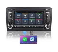 MAVYULQEF Autoradio système Linux Compatible avec Audi A3 S3 RS3 8P 2003-2012 Démarrage Éclair/Bluetooth/CarPlay/Android Auto sans Fil/FM/AM/RDS/USB