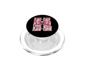 Maw-Maw Coquette Noeud Rose Mère Mère Mère PopSockets PopGrip pour MagSafe