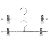 MAWA 05012 15 001 cintre pantalon Clip, argent (pack de 2)