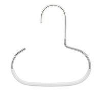 MAWA 1 pièce, Cintre d'accessoires Peu encombrant, Pratique pour Les Foulards, Colliers, Ceintures et Chaussures, revêtement antidérapant, 15 cm, Blanc
