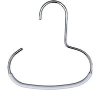 MAWA 1 pièce, Cintre d'accessoires Peu encombrant, Pratique pour Les Foulards, Colliers, Ceintures et Chaussures, revêtement antidérapant, 15 cm, Argent