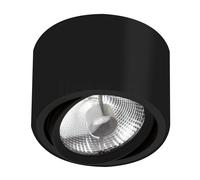 Mawa 111er rond Plafonnier HT noir mat