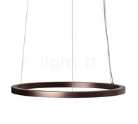 Mawa Berliner Ring Suspension LED Downlight anneau bronze/cache-piton bronze - ø100 cm/7,6 cm - downlight - dimmable variateur de phase - 66,5 W Ce luminaire comporte des modules à LED prémontés de cl