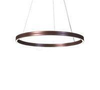 Mawa Berliner Ring Suspension LED Up & Downlight anneau bronze/cache-piton bronze - ø100 cm/30 cm - up&downlight - dimmable variateur de phase - 133 W Ce luminaire comporte des modules à LED prémontés