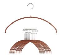 Mawa by Reston Lloyd Euro Series Cintre antidérapant en Acier pour vêtements, Robes, Pulls, Style 40/P, cuivre