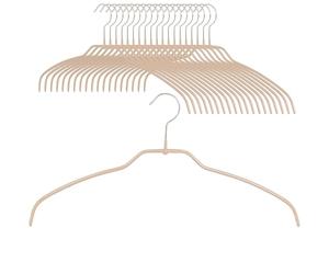 MAWA Cintres Light, pour Chemises et Chemisiers, Lot de 20, 42 cm, Latte