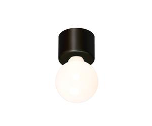 Mawa Design Eintopf Decken-/Wandleuchte, noir mat