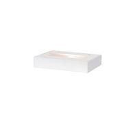 Mawa Design One Piece 6 Wandleuchte, blanc mat